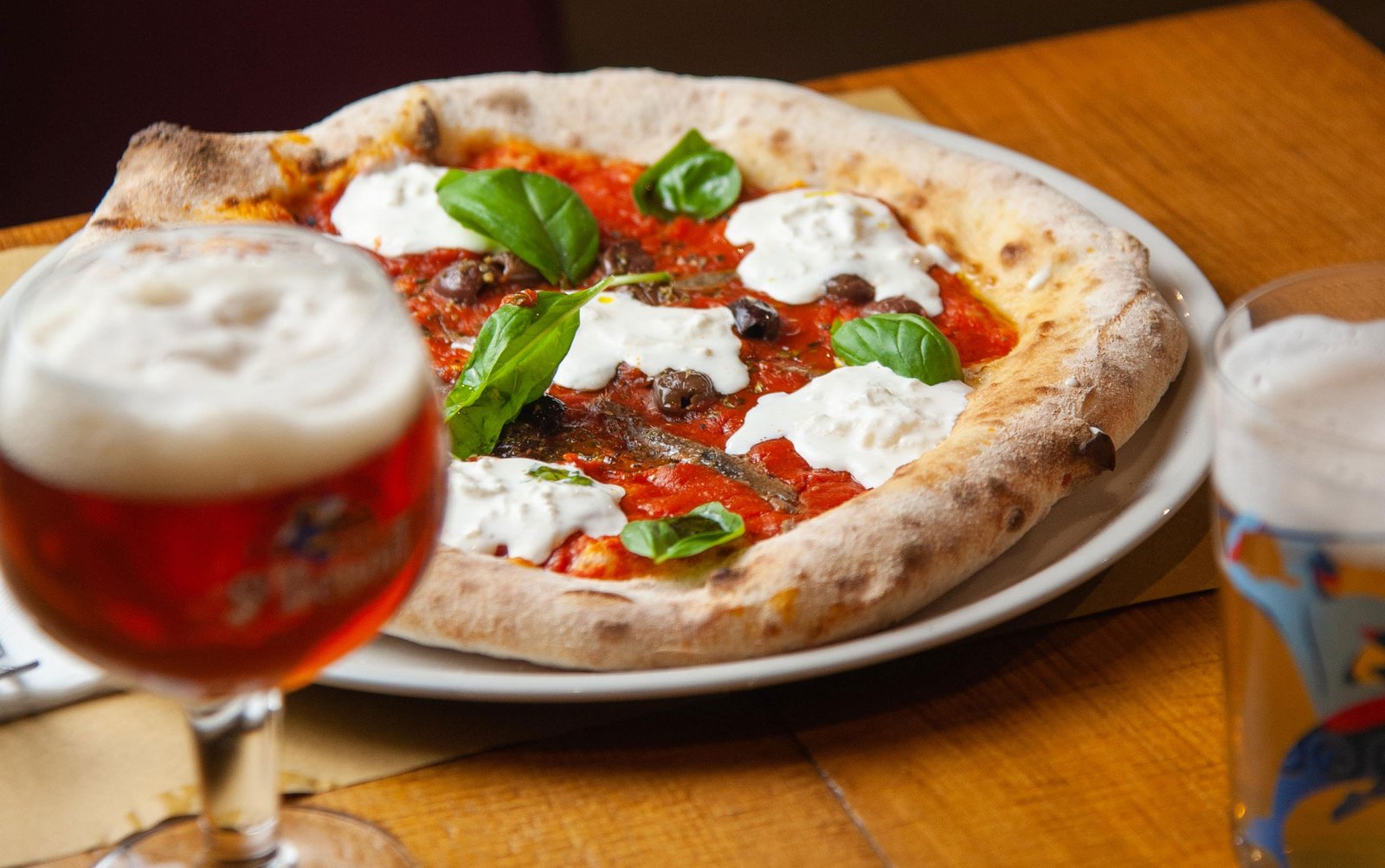 Le Pizze cotte a legna de La Pariolina Roma